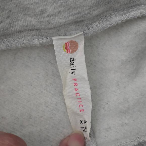 Daily Practice Anthropologie Cowl Neck Tunic Dress Soft Oversized Cozy XXS  Gray - Picture 8 of 9